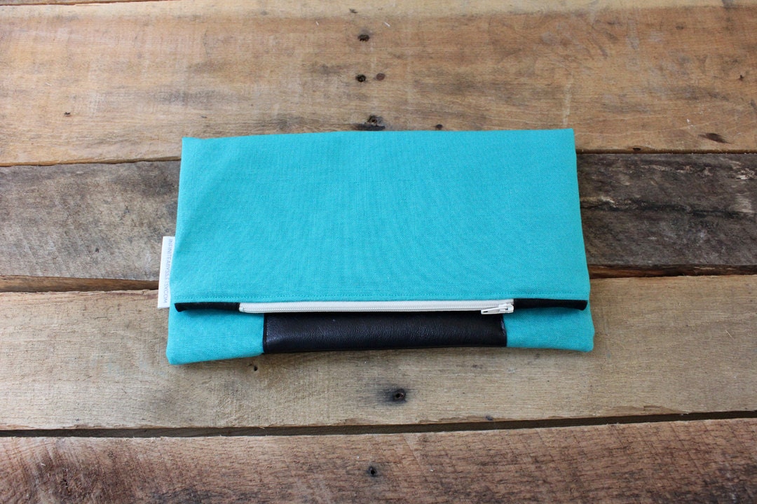 The Summer Clutch, in Turquoise