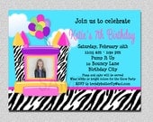 Bounce House Invitation Bounce House Birthday Invitations Printable Boys or Girls Il_170x135