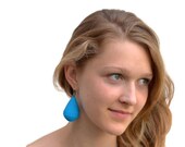 All Colors: BIG DROP Earrings - made of corrugated cardboard