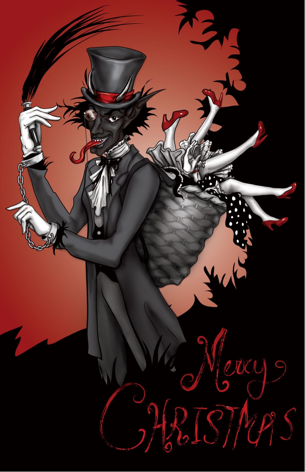 Krampus Christmas Card