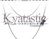 Add A Necklace: 3 choices Ball Chain Organza Ribbon or Wax Cord