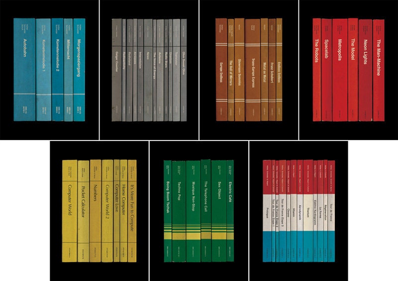 SPECIAL OFFER: All 7 Kraftwerk Albums As Books Poster Prints For The Price Of 5