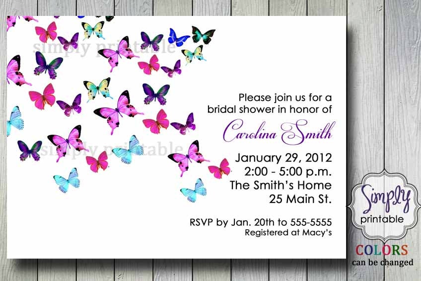 Butterfly Bridal Shower Invitation Il_170x135