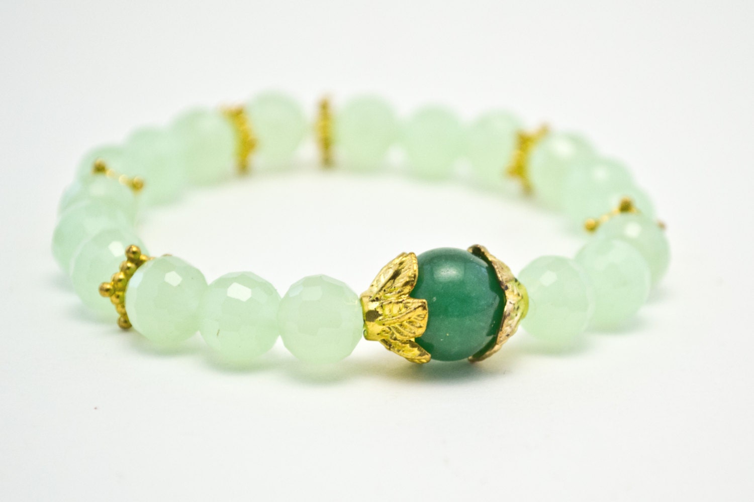 SALE - Chinese Crystal Wrist Mala Beads, Yoga Mala, Mala Bracelet