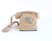 Vintage Rose Pink  Rotary Phone