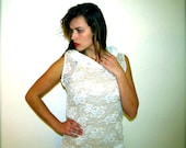 Womens Clothing - handmade fashion - Upcycled clothing - lace shirt - hoodie - white shirt - womens shirt - vintage clothing