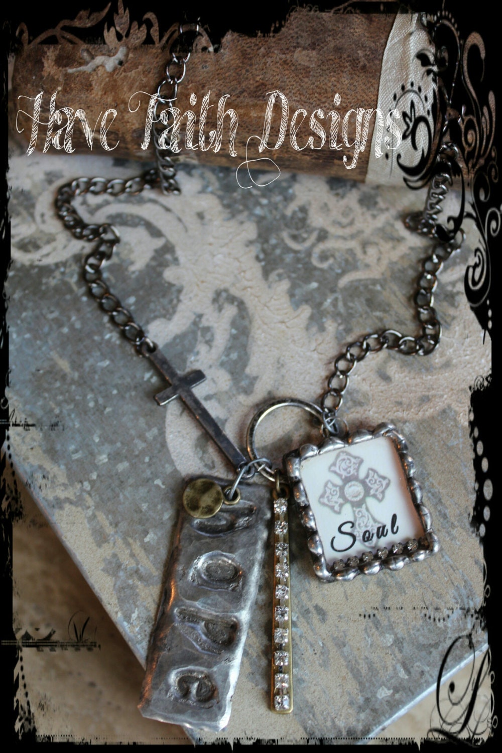 Hope Anchors the Soul necklace