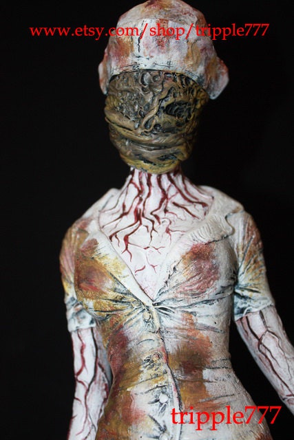 Sexy Monster Figure Resin Model Kit Movie Prop Sideshow Bust SILENT HILL NURSE Erotic Statue Art Figurine