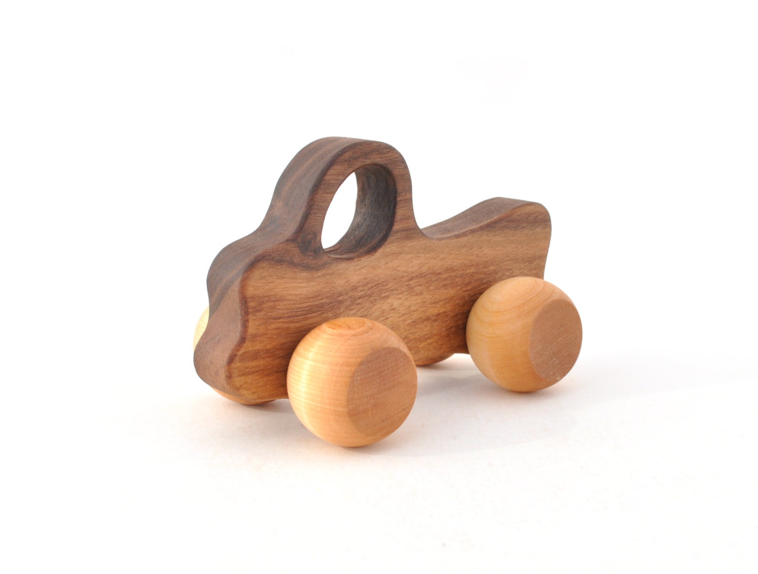 Wooden Car Truck - Eco-Friendly Wooden Car Toy for Babies, Toddlers, and Preschoolers - Montessori Inspired Toys - Gift for a Boy - Truck