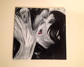 In Love sex emotions Art acrylic painting on canvas 60 x 60 cm original signed UK artist collection  wedding bedroom wall decor wall art