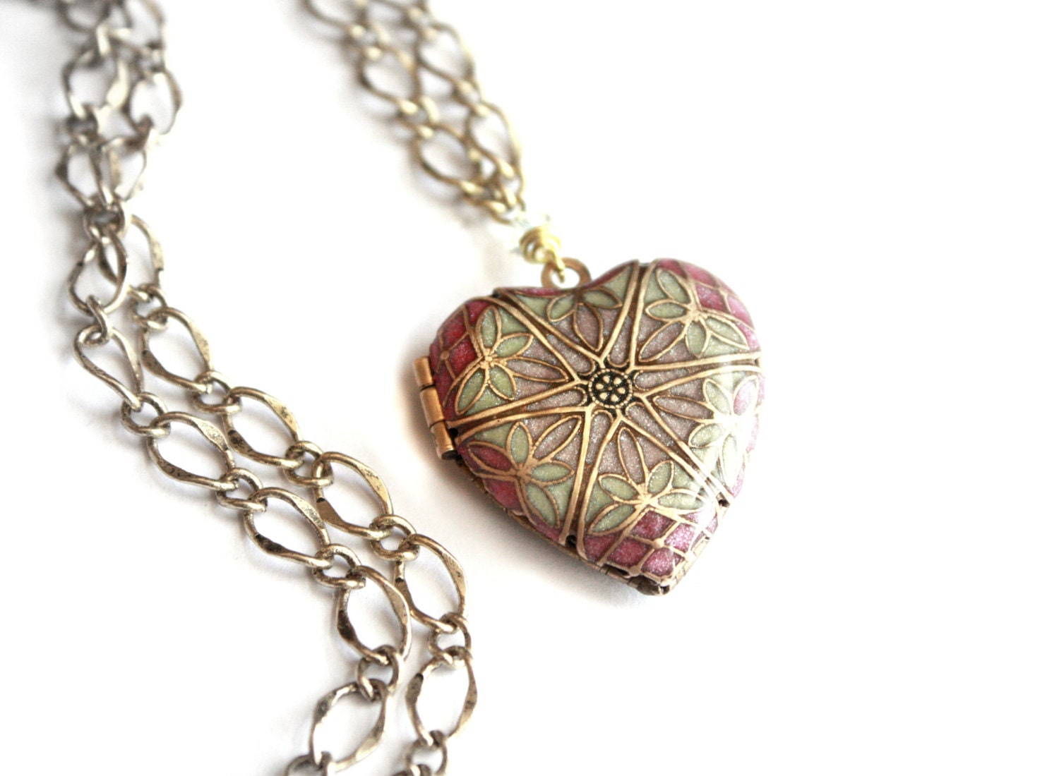Wedding Locket / Gift For Mom / Bridal Jewelry / Spring Wedding / Personalized Locket with Secret Message
