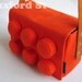 Block Bag in Orange