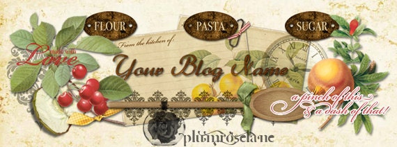 La Cucina Bella  - Designer Blog Header/Banner