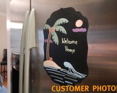 Chalkboard Vinyl Wall Decal - Fancy, Chalk - Refrigerator, Menu, Restaurant, List, Organizer