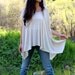 Off The Shoulder Bamboo Tee - Oversized Sexy Summer Hooded Top - Eco Friendly