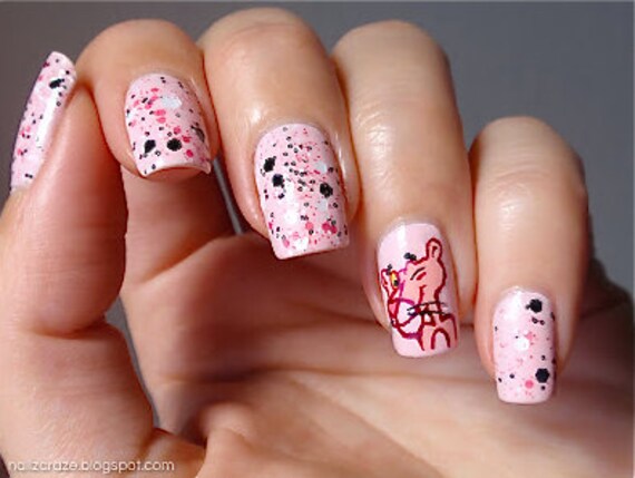 Pink Panther : Custom-Blended Glitter Nail Polish / Lacquer