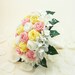 Spring Bloom Origami Wedding Bouquet, Bridal Bouquet, Stephanotis Wedding Bouquet - Rustic Woodland Wedding (Large size)