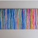 Abstract Original Multicolored Acrylic  Painting on Canvas Beautiful Colors 12x24 Heather Montgomery Art