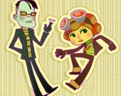Psychonauts stickers - by RJ Britton
