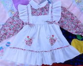 80s Baby Apron Dress 18-24 Months