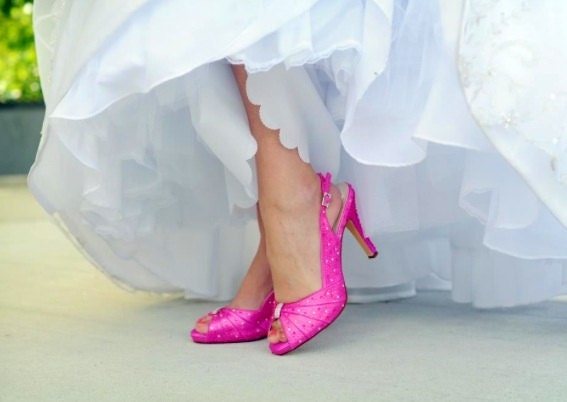 Design your own Wedding Shoes Custom as seen on Real Weddings