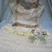FLAPPER Great Gatsby 1920s Speakeasy Jazz Age Roaring 20s - Vintage Slip Make Over - Soft Sage/Mint and Cream