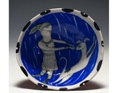 Walking The Dog - Ceramic Pinch Bowl