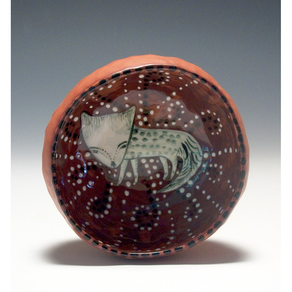 Fox Pottery Pinch Pot