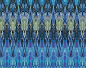 Benartex Fabrics - Fabrique-istan Collection - Ikat in Turquoise - 1 Yard