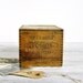 Vintage Wood Box with Sliding Lid