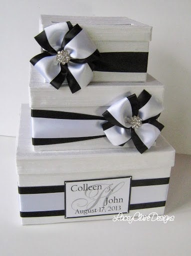 Wedding Gift Card Money Box - You customize colors and accessories