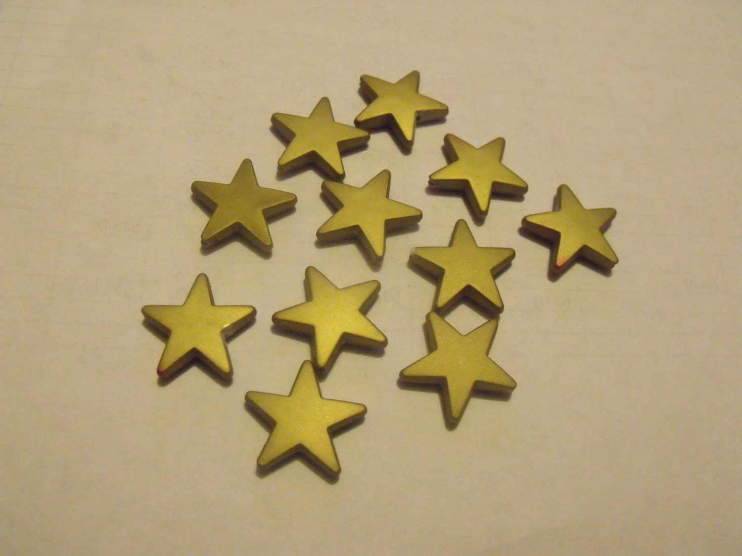 Destash of plastic star beads