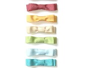 NEW 8 MULTI Pack Petite CHEVRON Alice Boutique Bows - The Alice Collection - Handmade 7/8" Grosgain Chevron Bow - Summer, Disneyland, DIsney