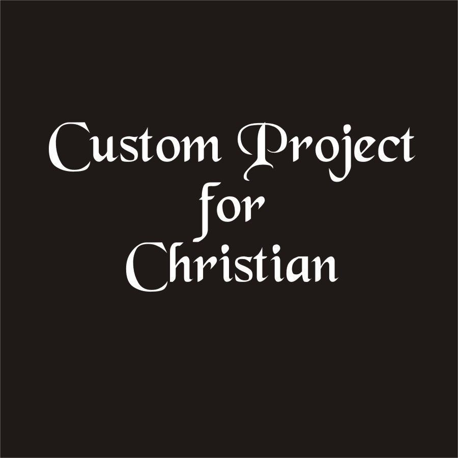 Custom Ring box for Christian