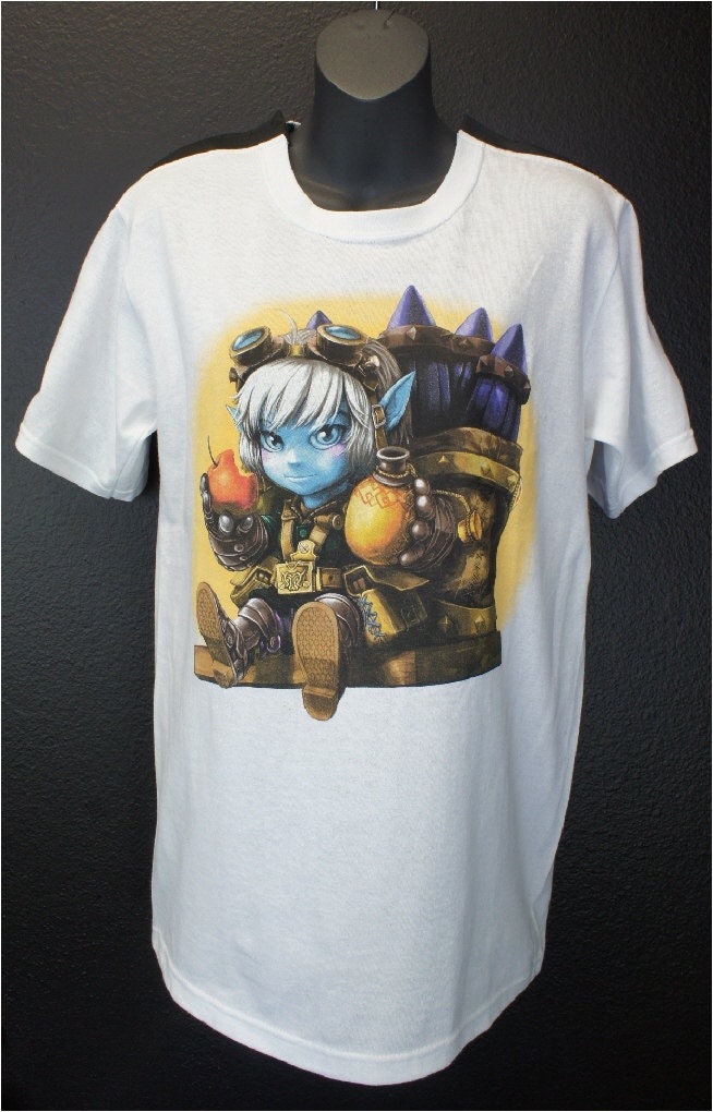 Custom League of Legends Tristana Adaptive Clothing T Shirt (Side Open or Shoulder Open)
