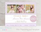 INSTANT DOWNLOAD Mini Marketing Board, 960 px, psd template