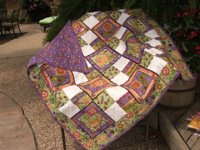 Adorable baby quilt / lap robe