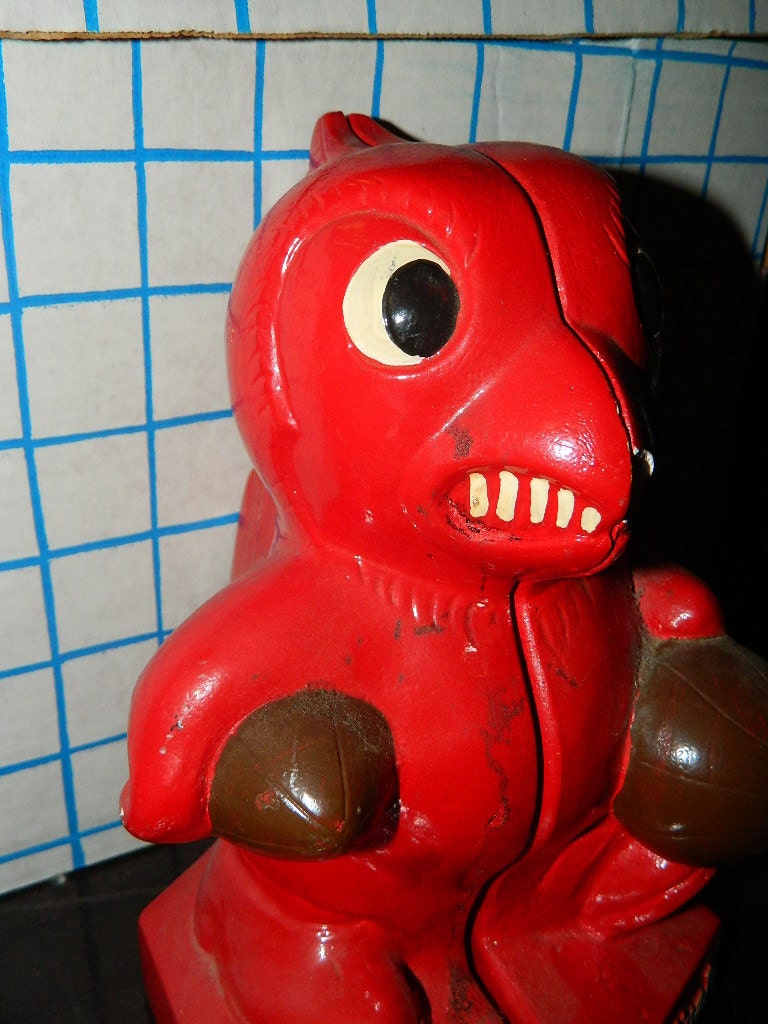 Louisville Cardinals Chalk Ware Bookends, Red Bird, Basketball, Football, Sports Collectible, Mascot