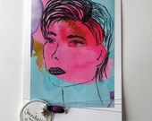 Wall Flower 3, Original Art by Jennibellie