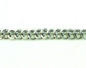 Chainmaille Jewellery, Square wire rings, Silver Anodized Aluminum Half-Persian Chainmail Bracelet