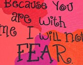Psalm 118:6 on 12x12 Canvas Panel