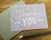 Thank You Card - Handlettered
