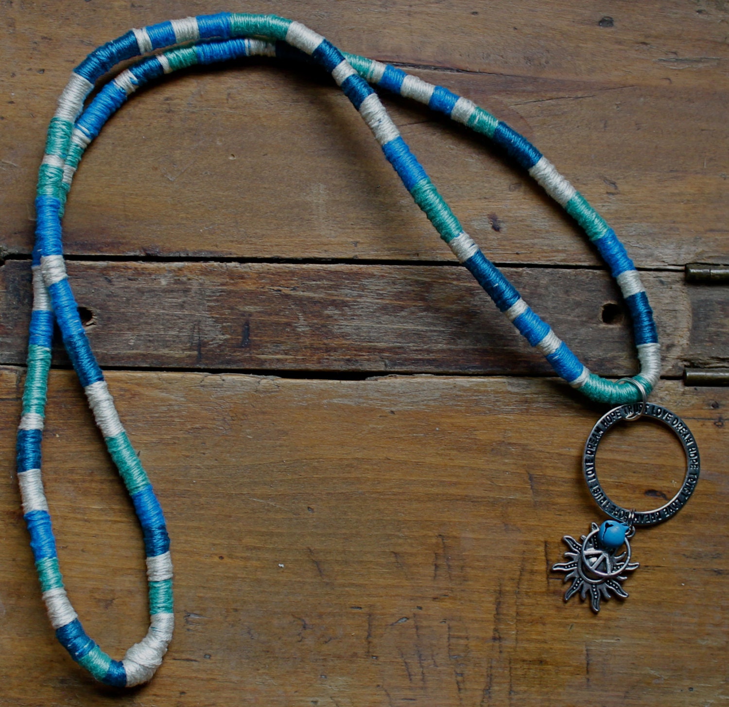 MY HIPPIE HEART Sun/Peace Necklace