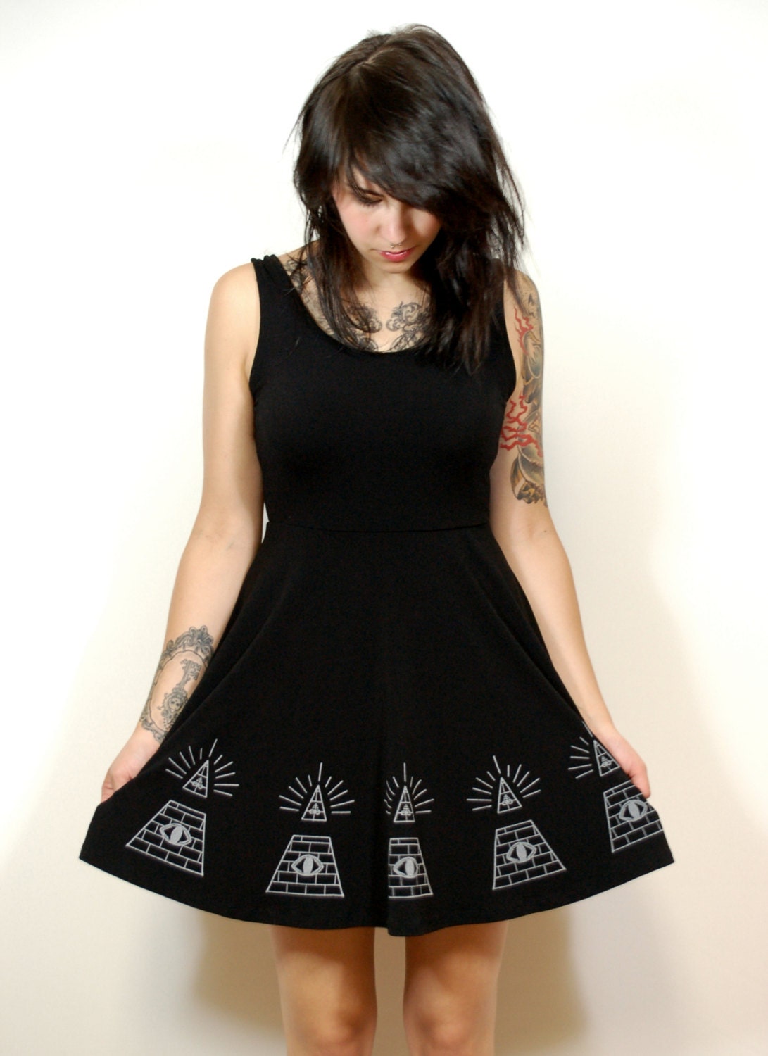 Illuminati Skater Dress-Made to order