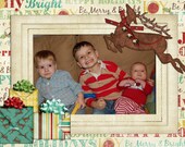 A Reindeer Christmas Folded Card Set