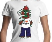 Woman's Original Nugget Character Organic Cotton Fitted T-Shirt