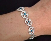 Wheel Bracelet- London Blue Topaz