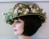Floral Hat Romantic Shabby Chic