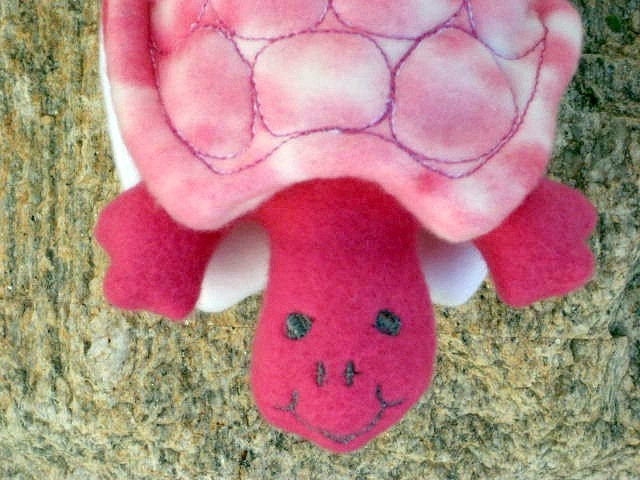 Turtle, Hot Pink Plush