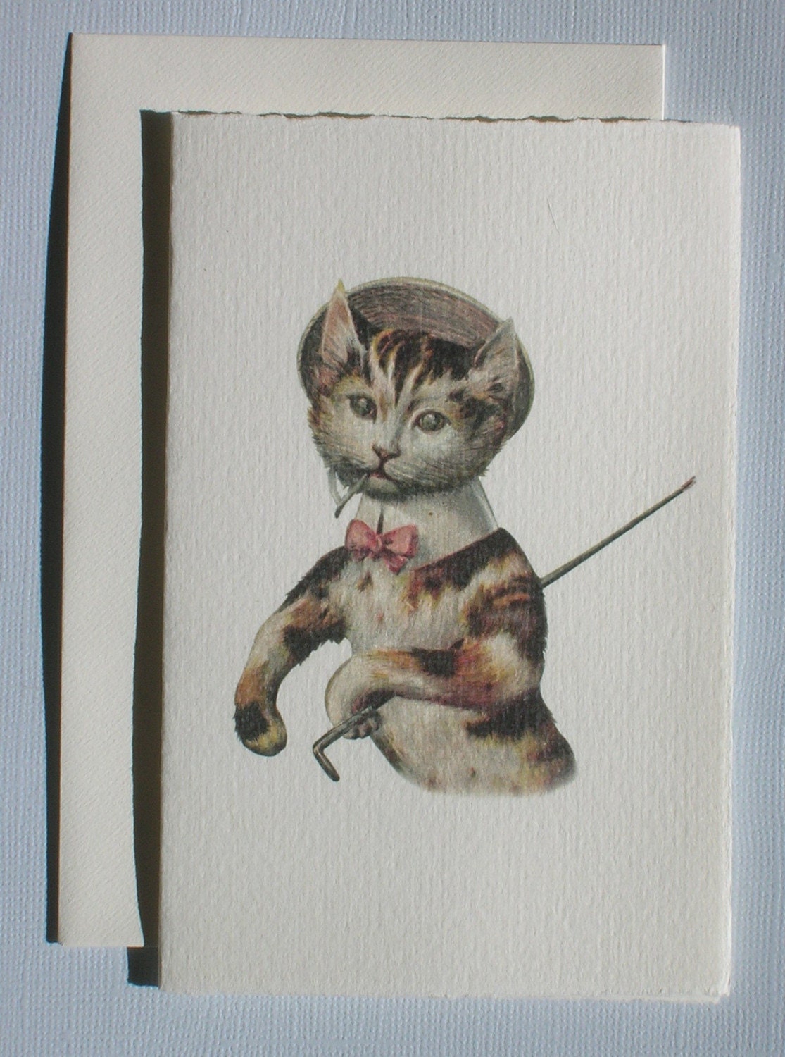 Dandy Mr. Cat Note Card